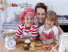 Tablet Screenshot of getkidscooking.com